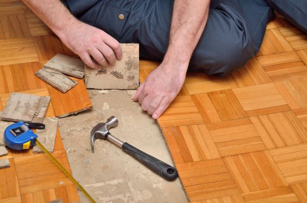 Handyman Floor Repair in Layton