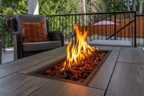 Gas Fire Pit Installation in Layton